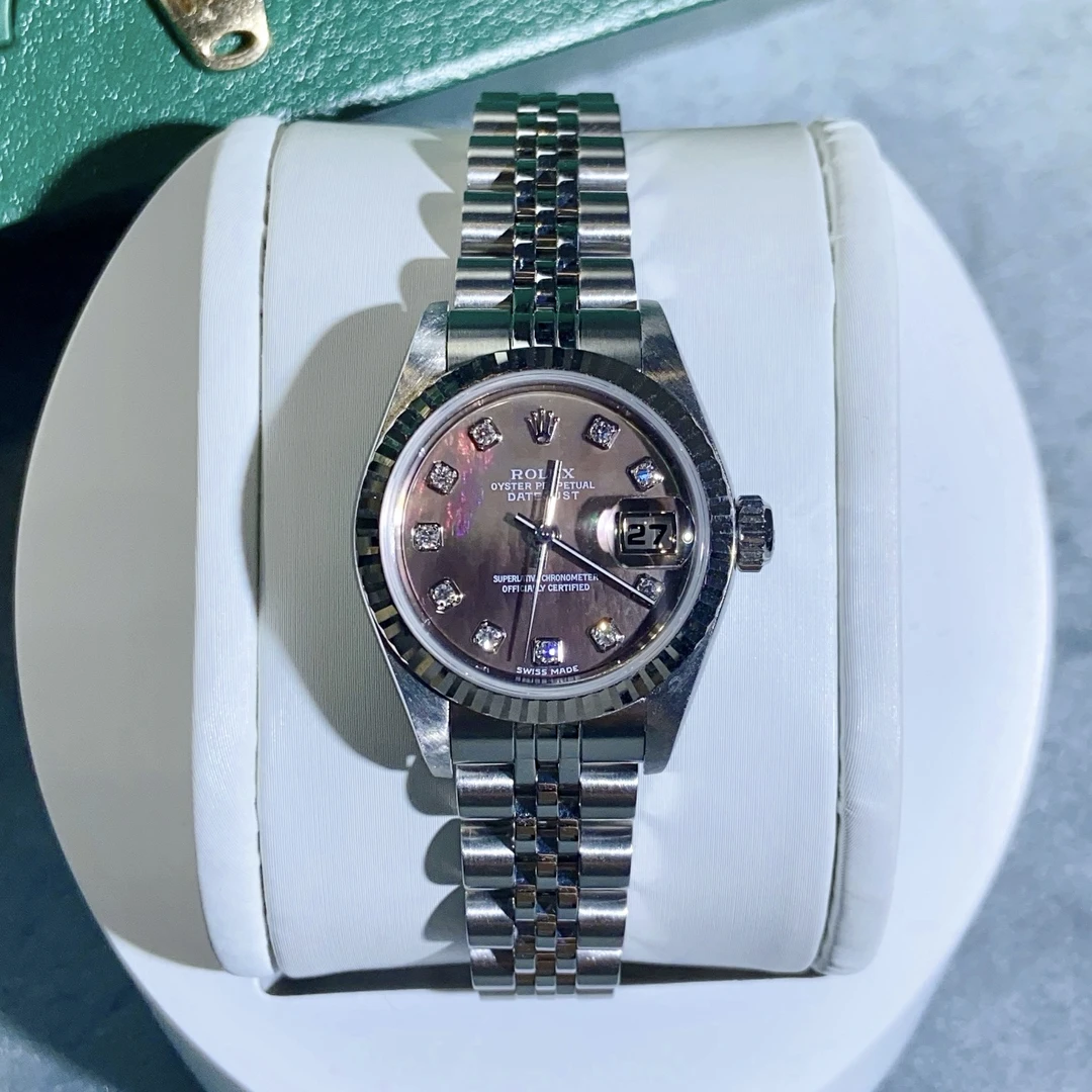 99新 Rolex/劳力士 日志系列/女表/原盘原钻/单表/79174/26mm