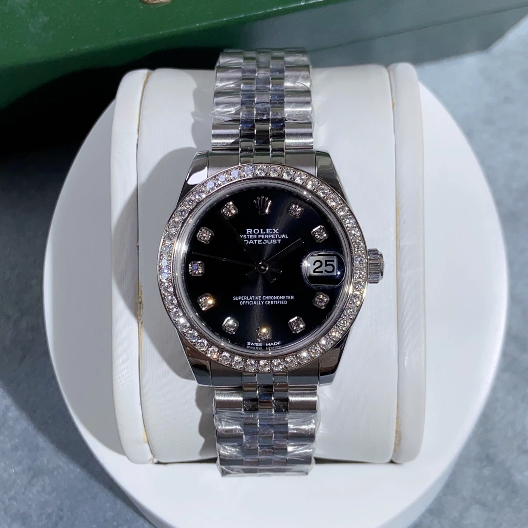 99新 Rolex/劳力士 日志系列/原盘原钻/女表/单表/178384/31mm