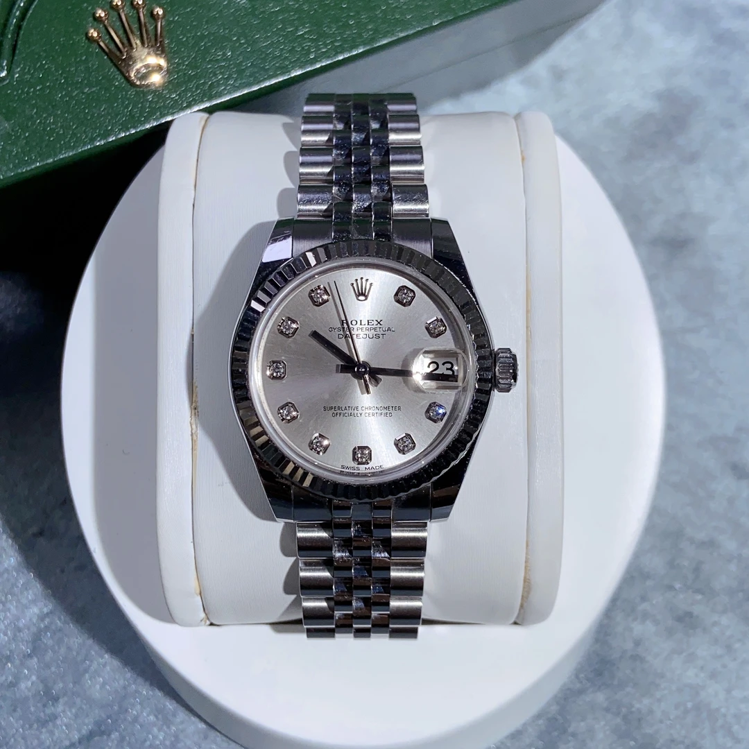 99新 Rolex/劳力士 日志/原钻/女表/单表/女表/178274/31mm