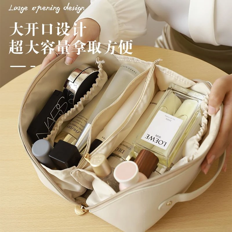 化妆包女2024新款大容量化妆刷收纳包便携旅行洗漱包袋化妆品旅游