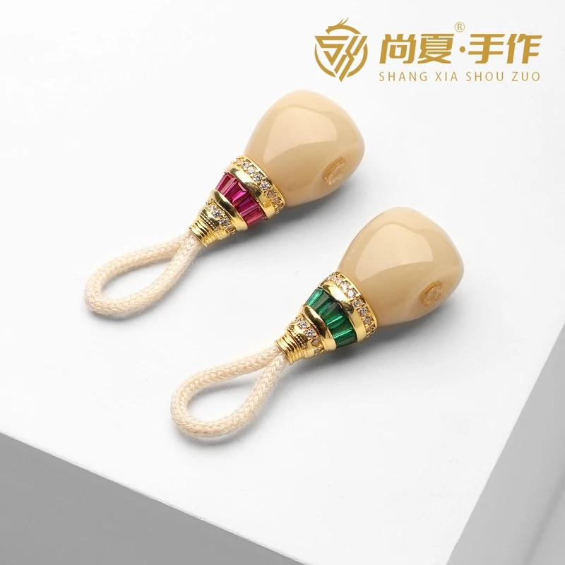 尚夏25*11MM琉璃9254三通配饰吊坠