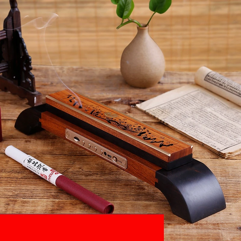 香约红木客厅茶台熏香喝茶高端礼品音乐播放器古筝古典音乐机