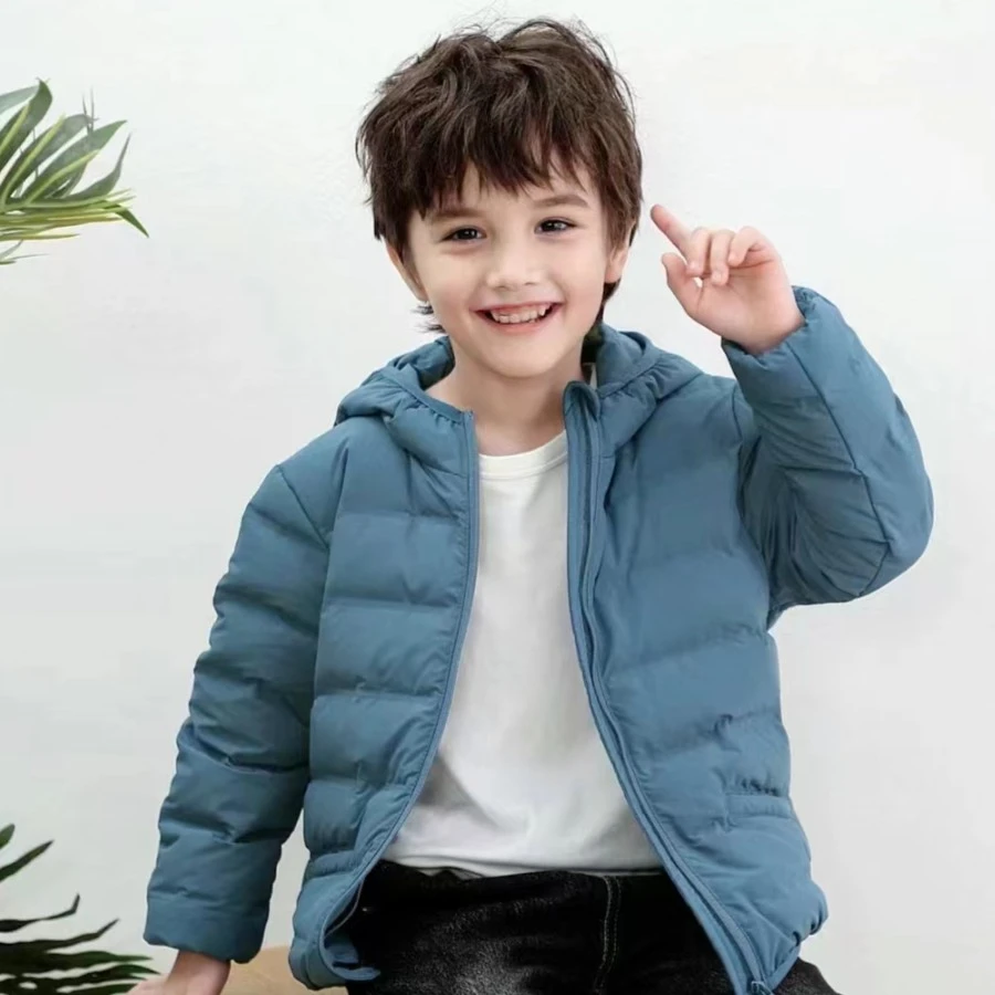 秋冬款宝宝冬季轻薄棉服时尚秋冬宽松款加厚外穿长袖亲子百搭