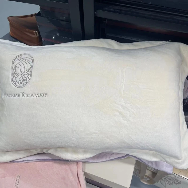 助眠好物/【钓鱼款】绣花夫人定制 秋冬新款 体验装 奢品绒枕套