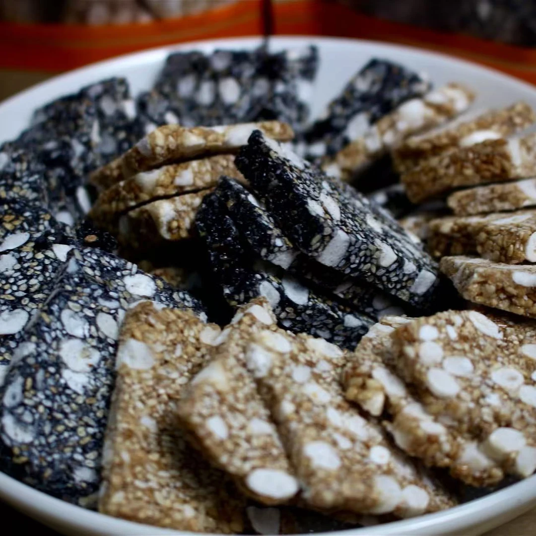 黄冈特产农家手工芝麻糖 传统糕点