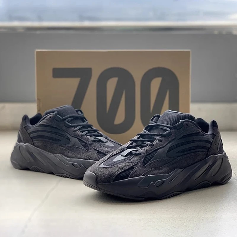 【阿豪总裁高版】椰子鞋700男女款黑武士运动厚底增高休闲老爹鞋潮