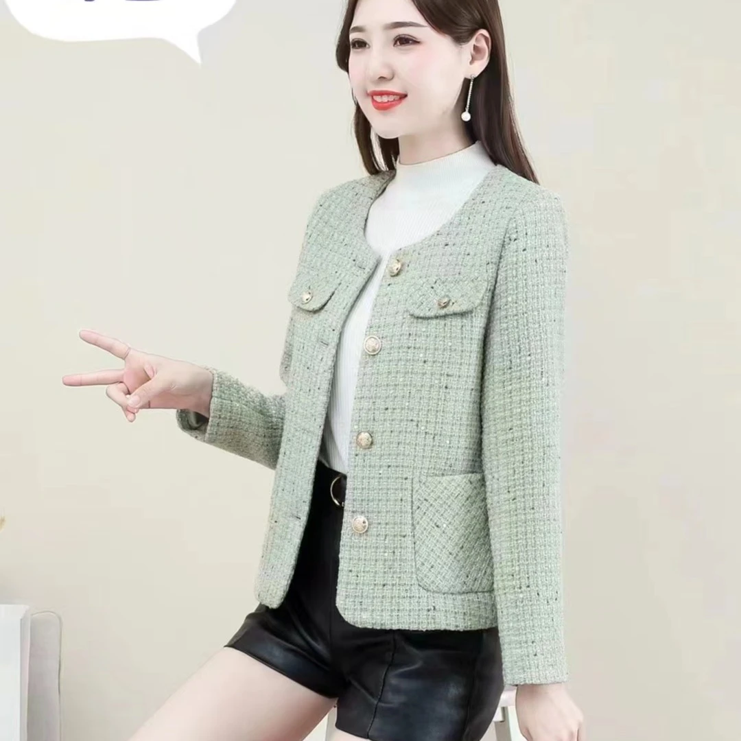 小香风外套春秋气质洋气秋冬短款百搭外套女士时尚韩版上衣女外套