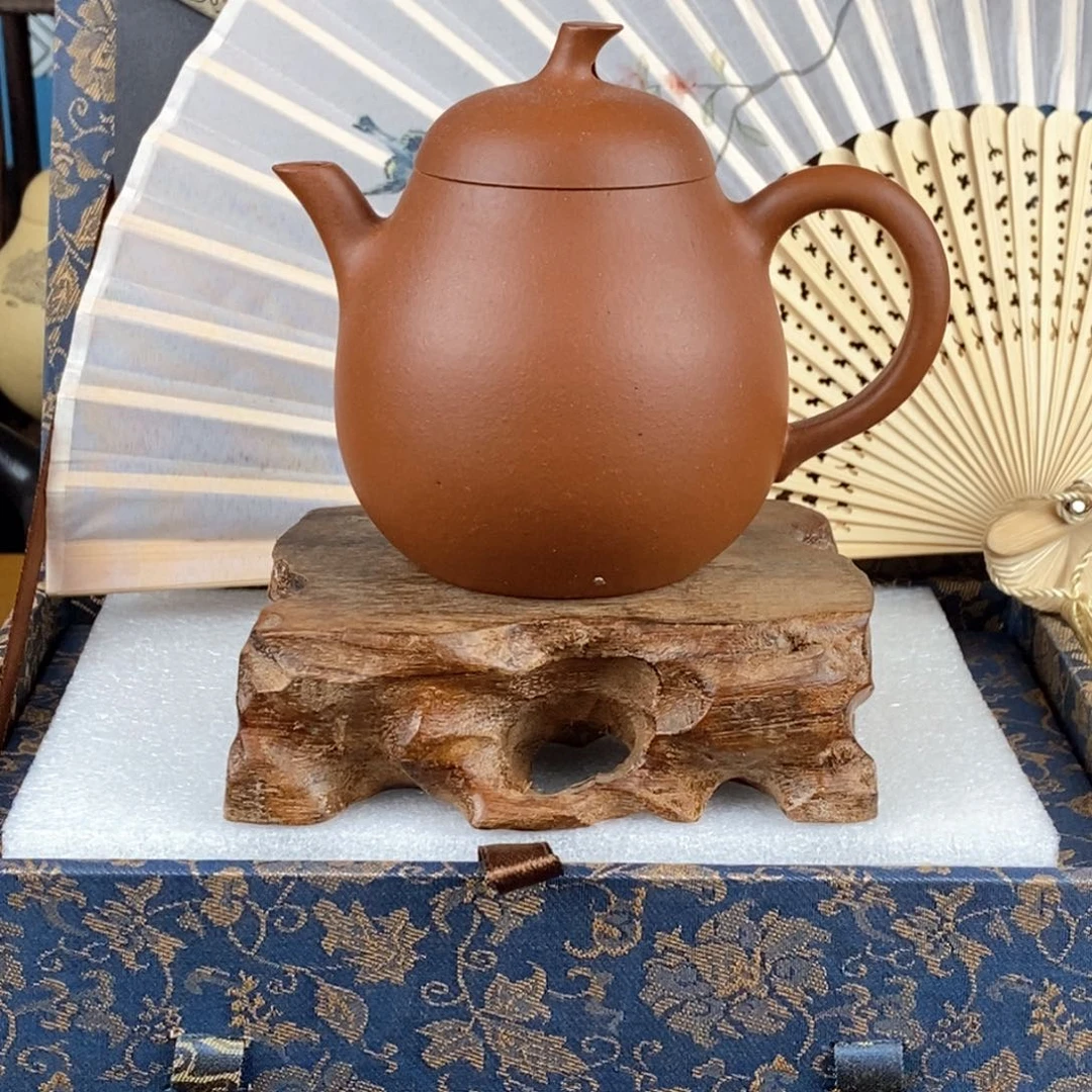 紫砂茶壶半手切瓜