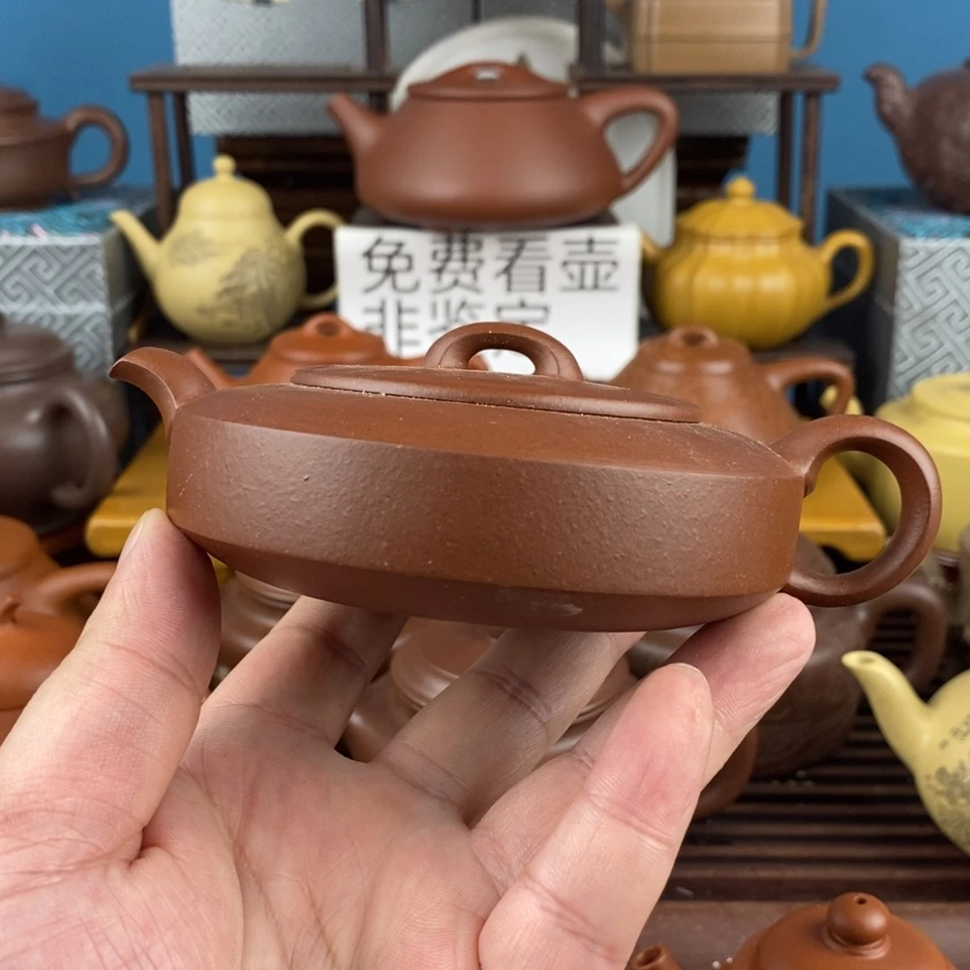 紫砂茶壶半手周盘