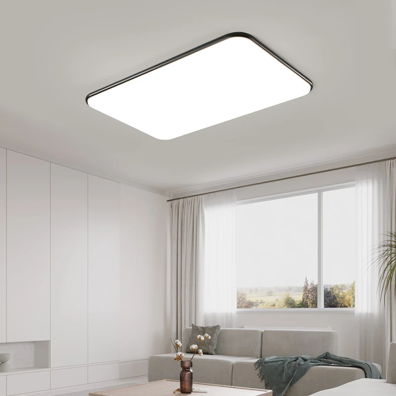 中山灯具超薄极简客厅灯大气家用超亮卧室吸顶灯简约圆形房间灯