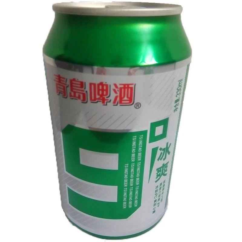 青岛9度冰爽330ml/听*6啤酒同城送