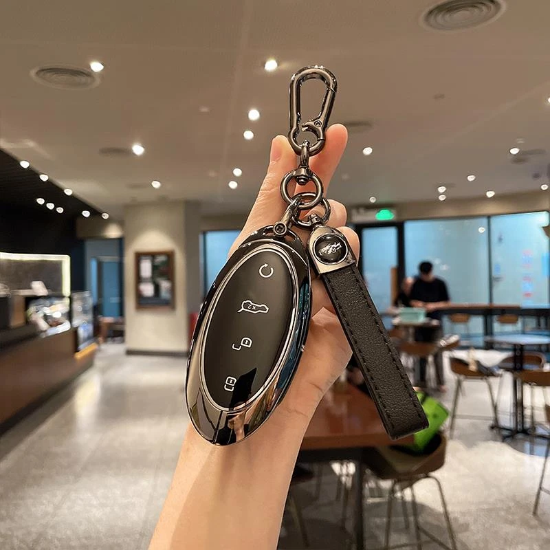 适用于仰望U8钥匙套专用比亚迪仰望U9/u8高档汽车钥匙包壳扣合金