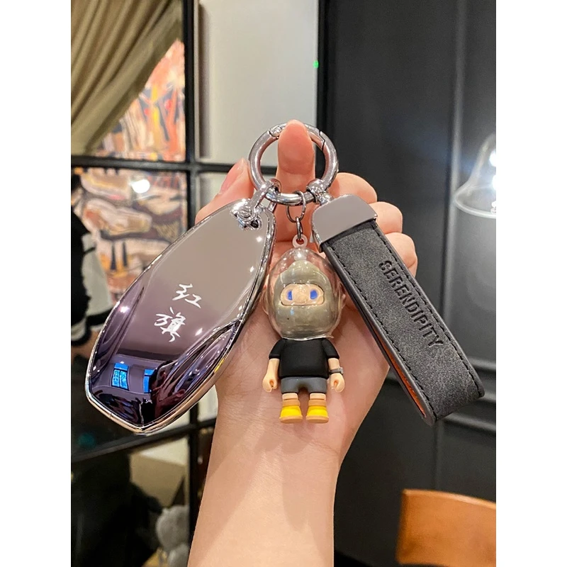 2023新款红旗hs5钥匙套男士高档23款红旗h5汽车hs3扣h6壳hq9全包