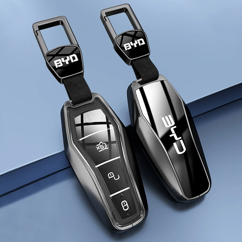 比亚迪钥匙套专用比亚迪元plus汉dmi秦plus唐dmi男ev海豚女扣壳包