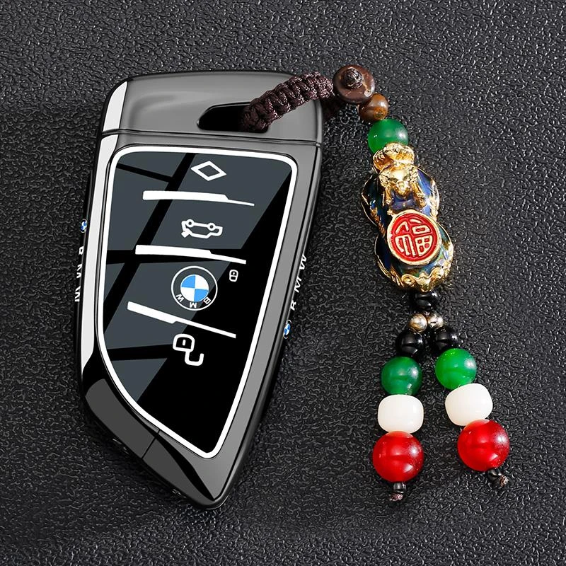 适用宝马x3钥匙套高级感3系男士24款325li车新5系刀锋x5壳530扣x1