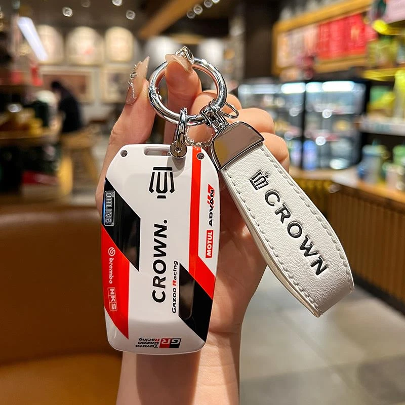 适用丰田皇冠钥匙套2022款12代13代14代15新皇冠威尔法包壳扣18车