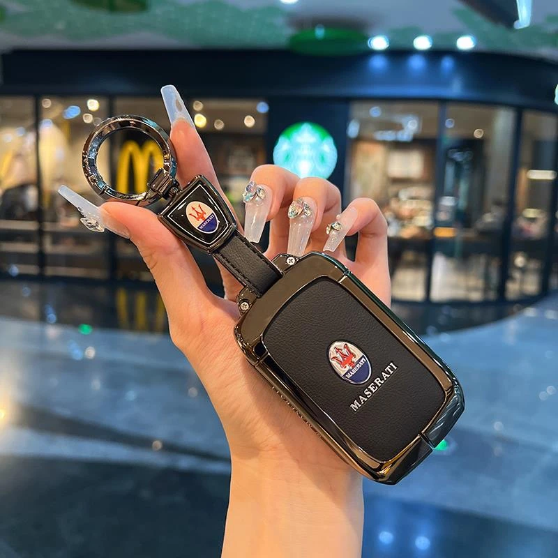 适用玛莎拉蒂格雷嘉钥匙套Grecale专用汽车钥匙包扣壳改装饰用品