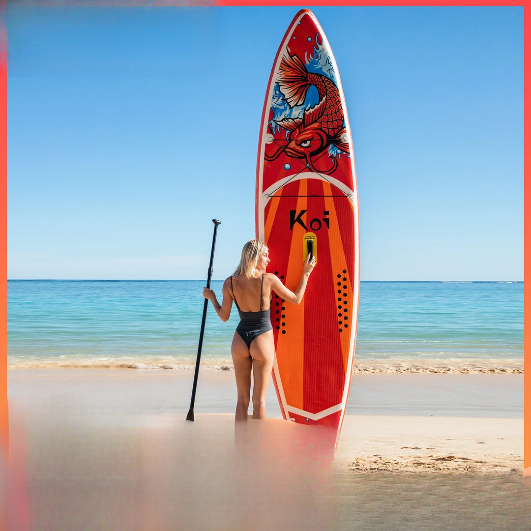 新款浆板充气冲浪板专业SUP滑水桨板多功能划水板家庭新型平衡