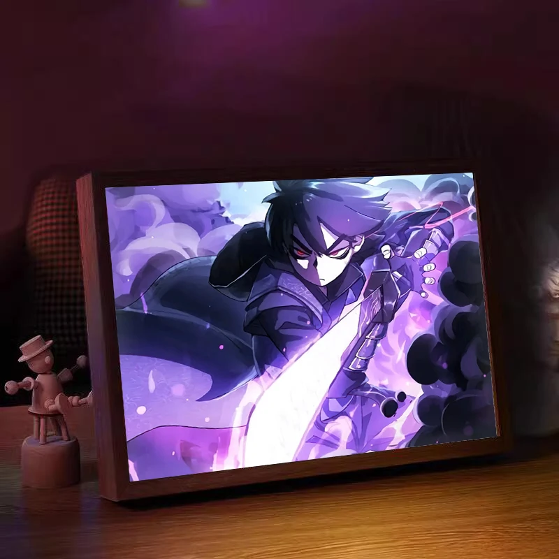 暗影刺客伍六七二次元动漫灯光画装饰伍六七小夜灯摆件生日送礼物