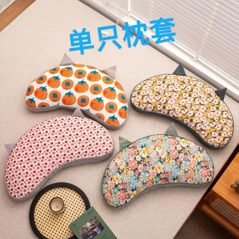 枕套 枕套链接 单只枕套【猫肚枕枕套】枕皮 手工立体剪裁枕套