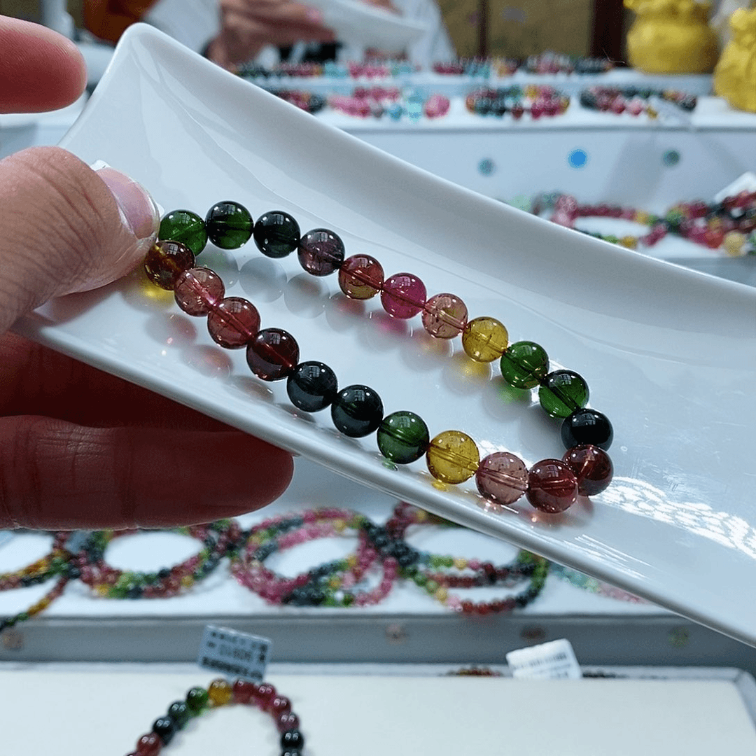 碧玺手链未镶嵌手链