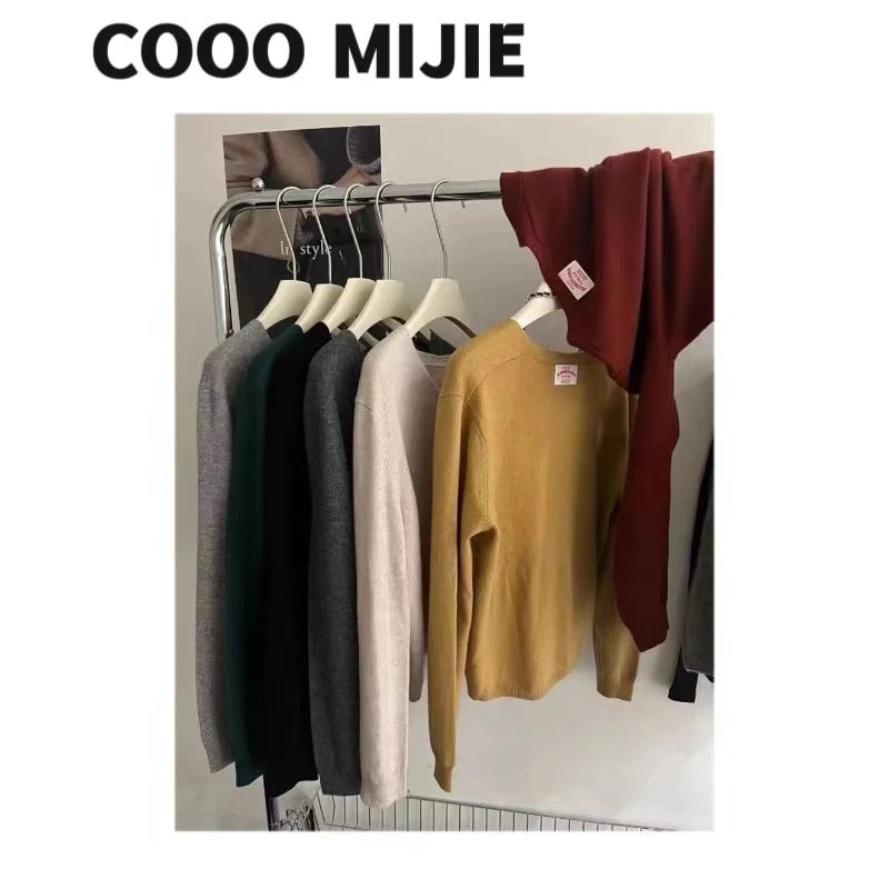 原单纯羊毛纯色开衫软糯不扎人