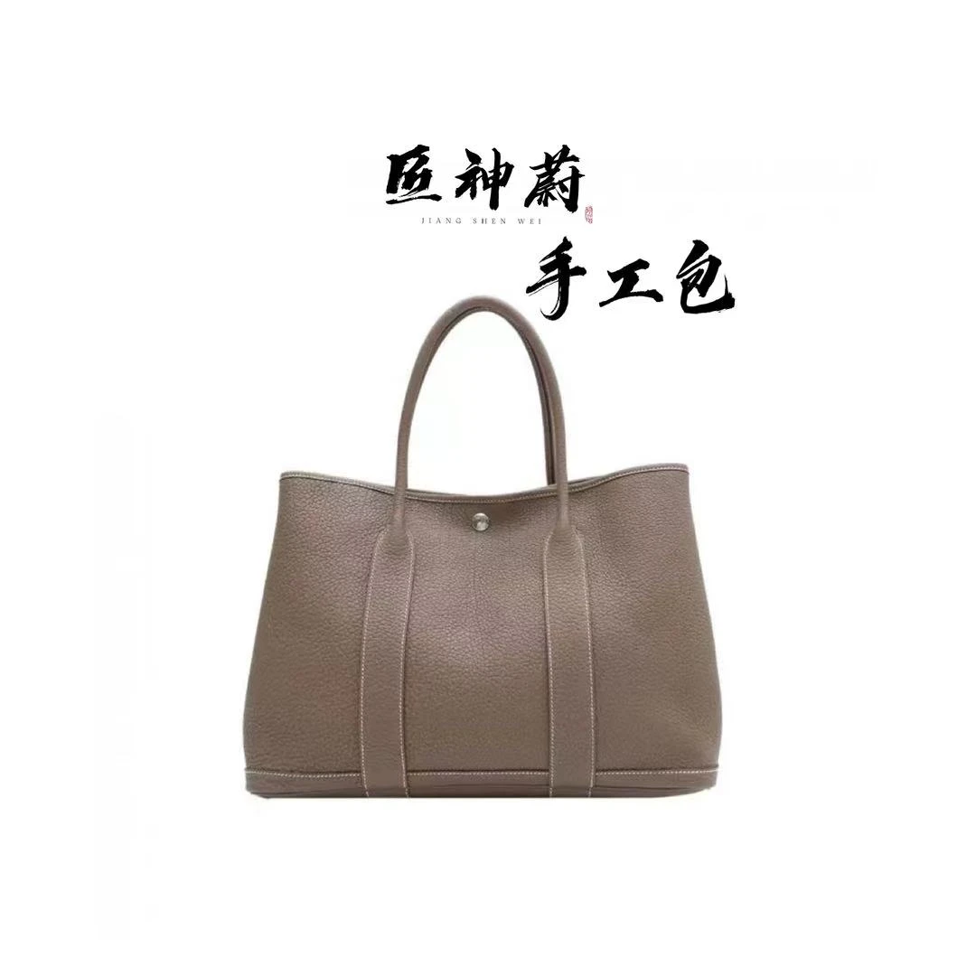 匠神蔚花园纯手工包包  手拎手垮时尚休闲真皮简约包包百搭轻奢