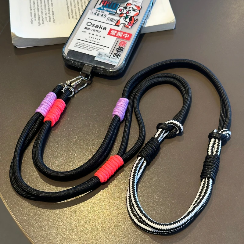 创意打结加长手机挂绳斜挎可背结实挂链时尚户外百搭壳包包通用女