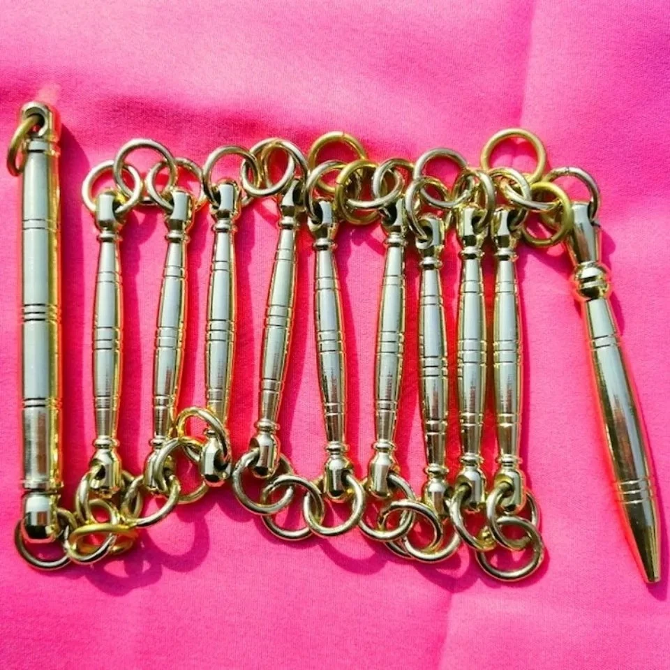 1斤1.5斤2斤左右黄铜实心九节鞭表演鞭武术实战鞭