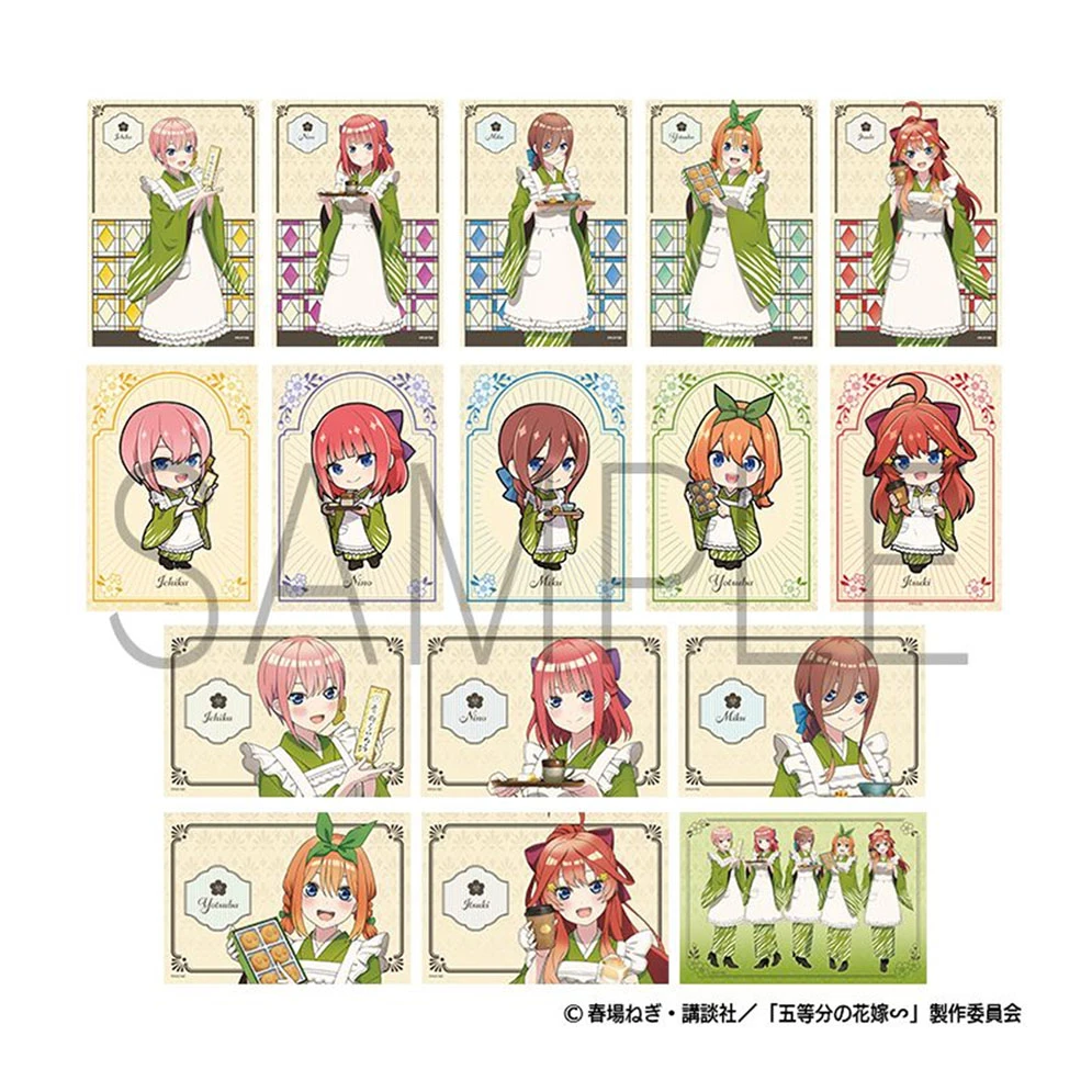 【楊】五等分花嫁-青柳总本家拍立得（1包2枚）-日谷