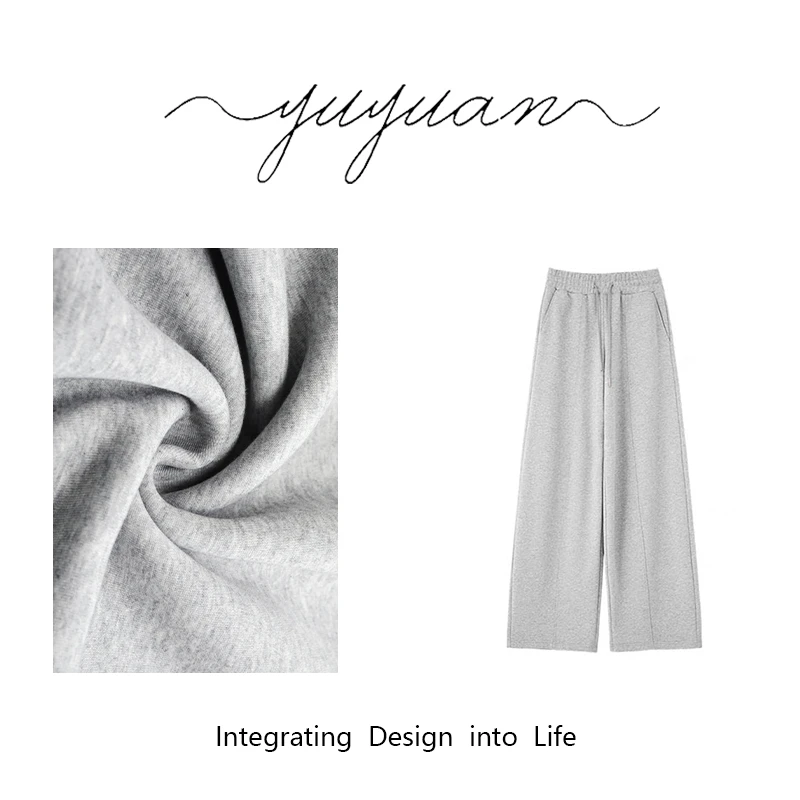 【媛宝】“吹爆这条直筒裤”无视腿形 超显瘦纸片人江南直筒裤-MK3037