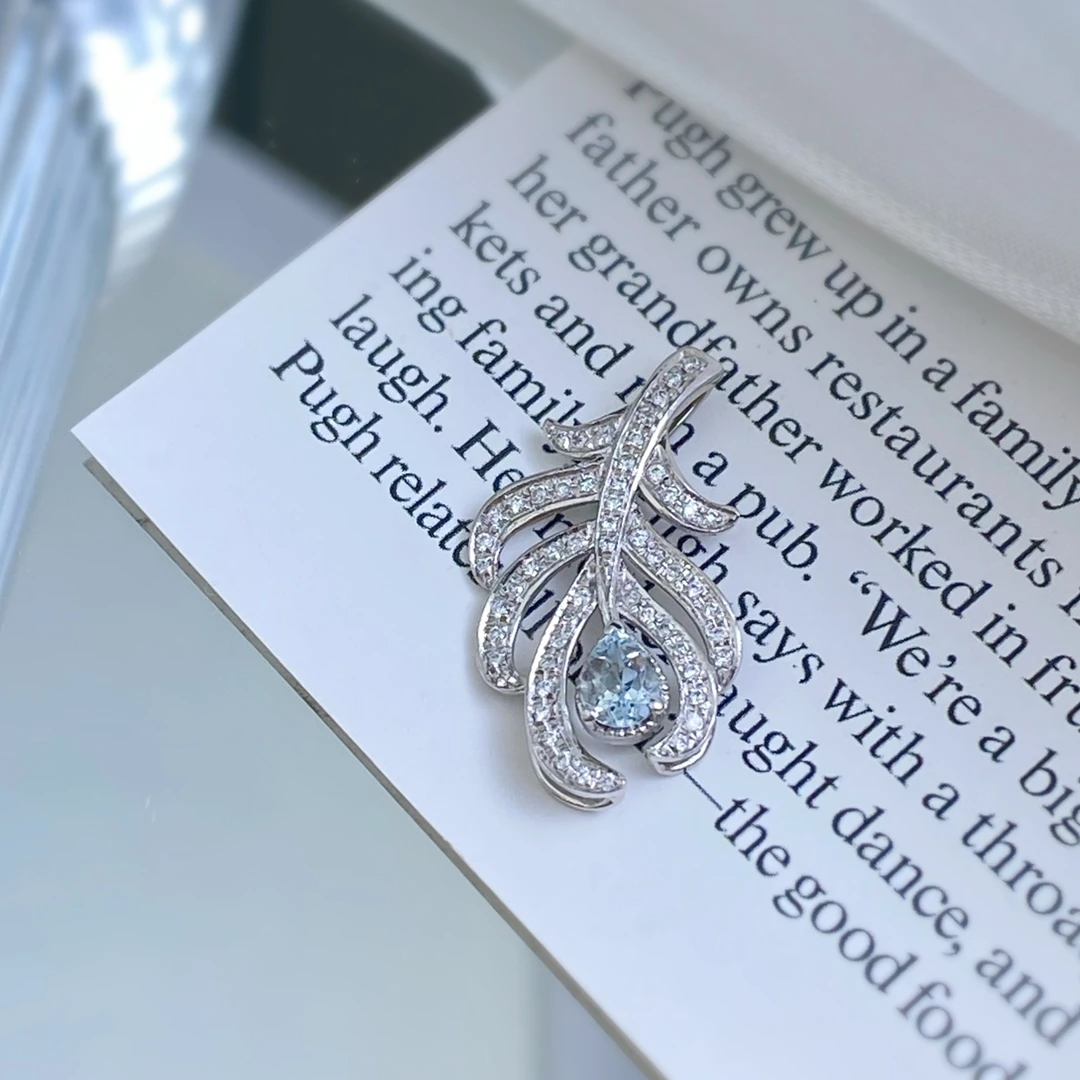 【六言臻选】01557海宝羽毛吊坠（不含链）