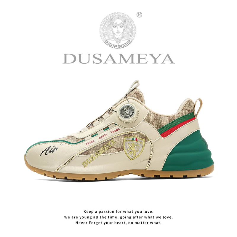 DUSAMEYA/杜莎米娅港风男女轻奢时尚休闲情侣百搭运动透气国潮鞋