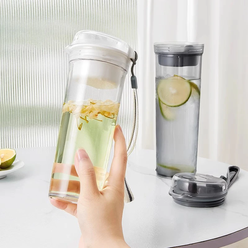 Tupperware/特百惠晶彩随手杯高颜值茶杯户外健身便携塑料杯400ml