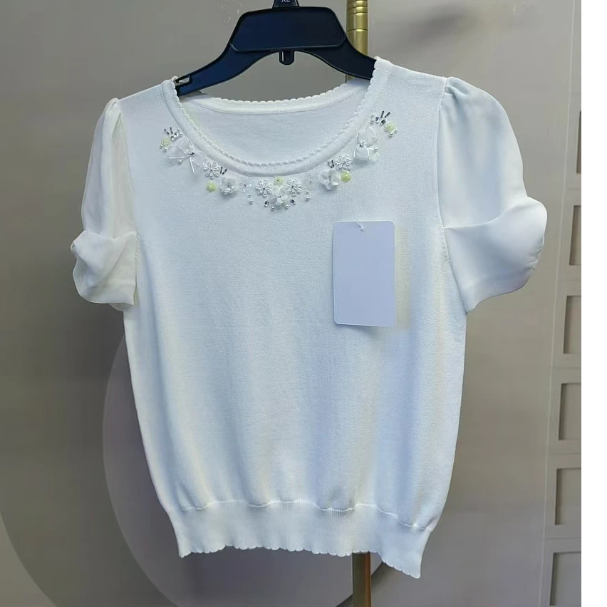 3-30-12   女士针织短袖上衣（S2001-S2100）直播拍