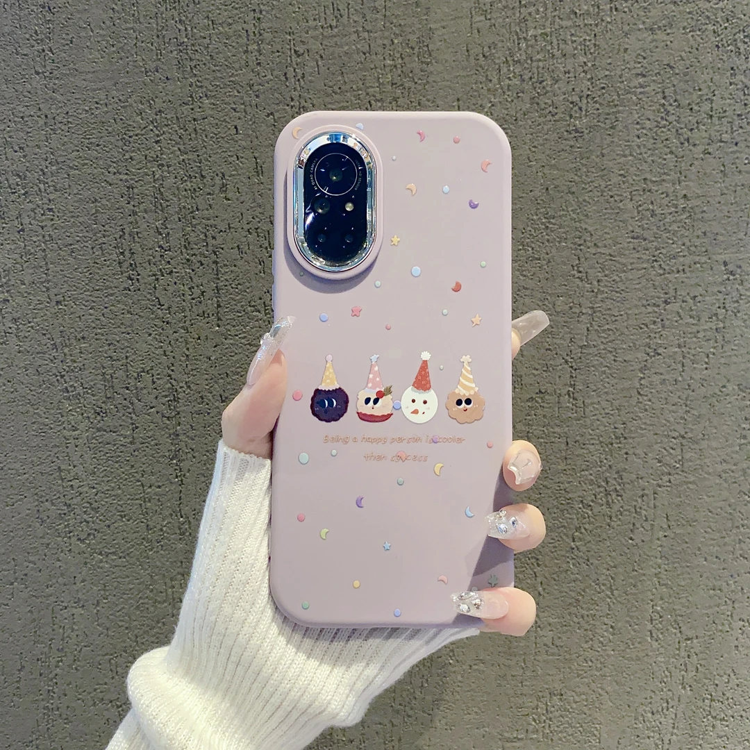 （华为nova8系列）银镜小胖墩适用华为nova8手机壳防摔可爱创意爆款