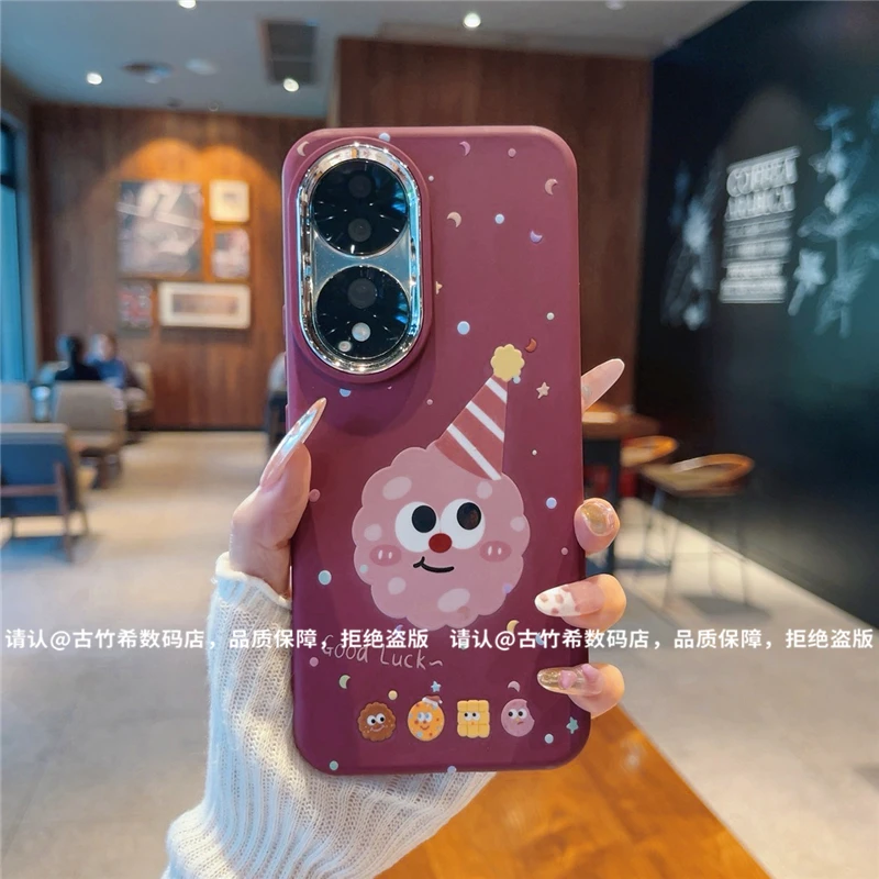 （荣耀100系列）银镜小胖墩适用荣耀100/荣耀100pro手机壳包边防摔