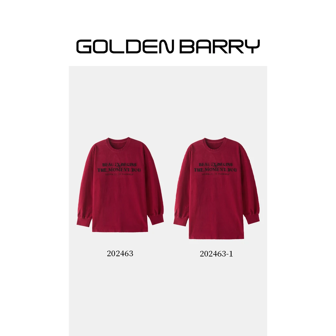 GOLDENBARRY|202463/202463-1甜酷风长袖T恤