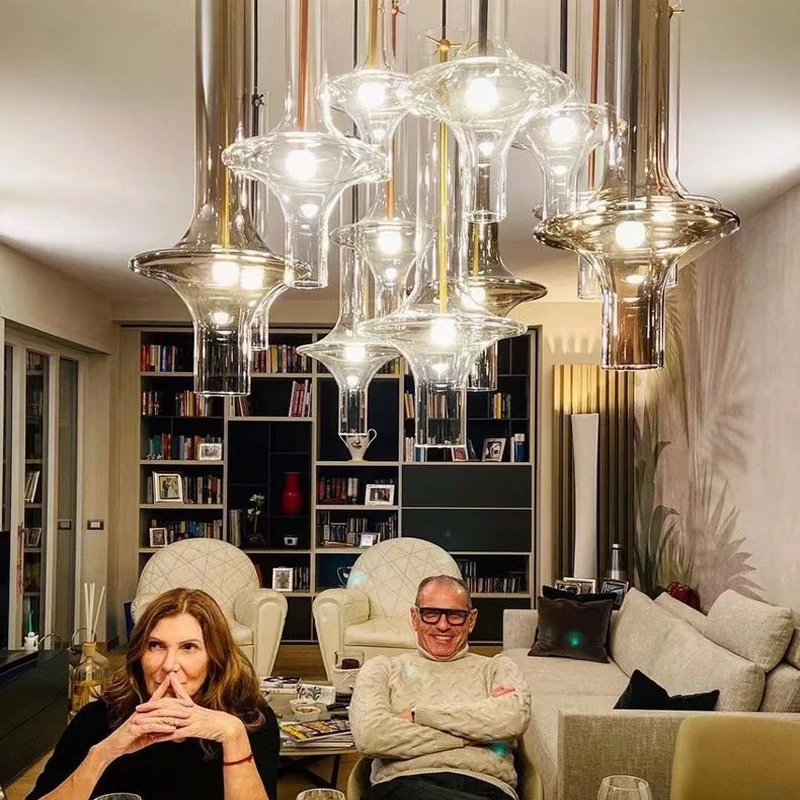 爱思娜北欧轻奢客厅创意简约吊灯餐厅卧室后现代酒店家用大气个性