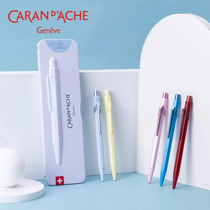 热卖款CARAN D’ACHE凯兰帝瑞士卡达849自信系列金属圆珠笔商务