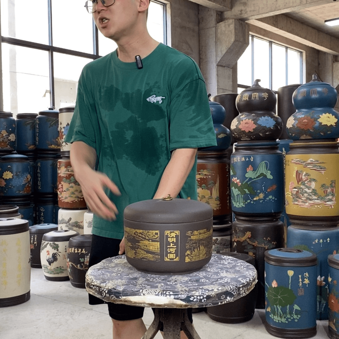紫砂茶叶罐茶叶罐