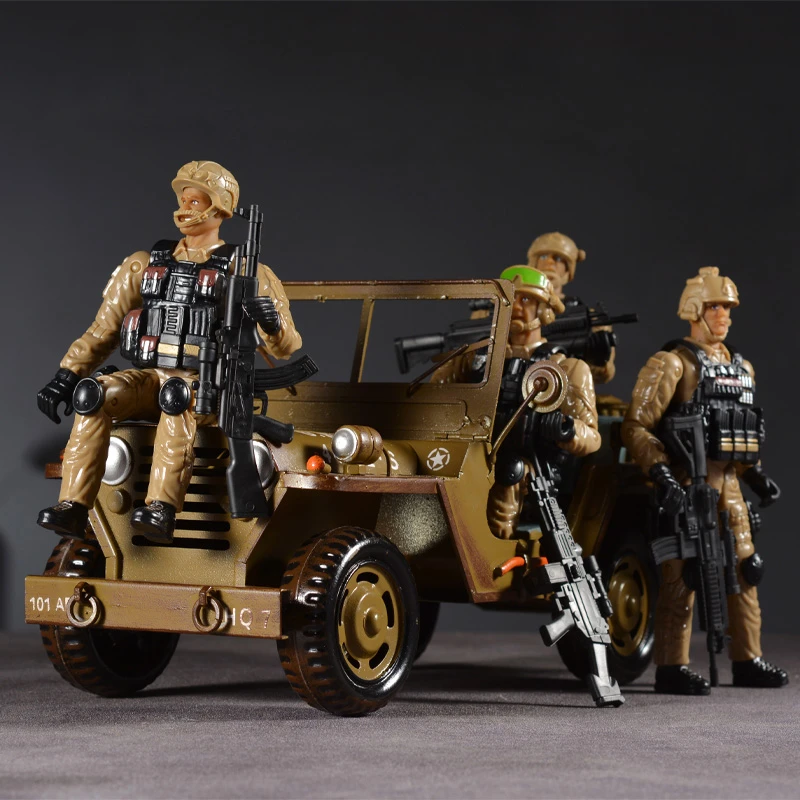 个性车载玩偶模型士兵美式创意手工工艺品大号摆件装饰老物件领导