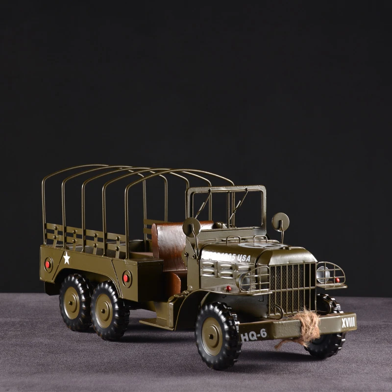 复古军用老爷车怀旧复古模型仿真工艺品老式纪念品