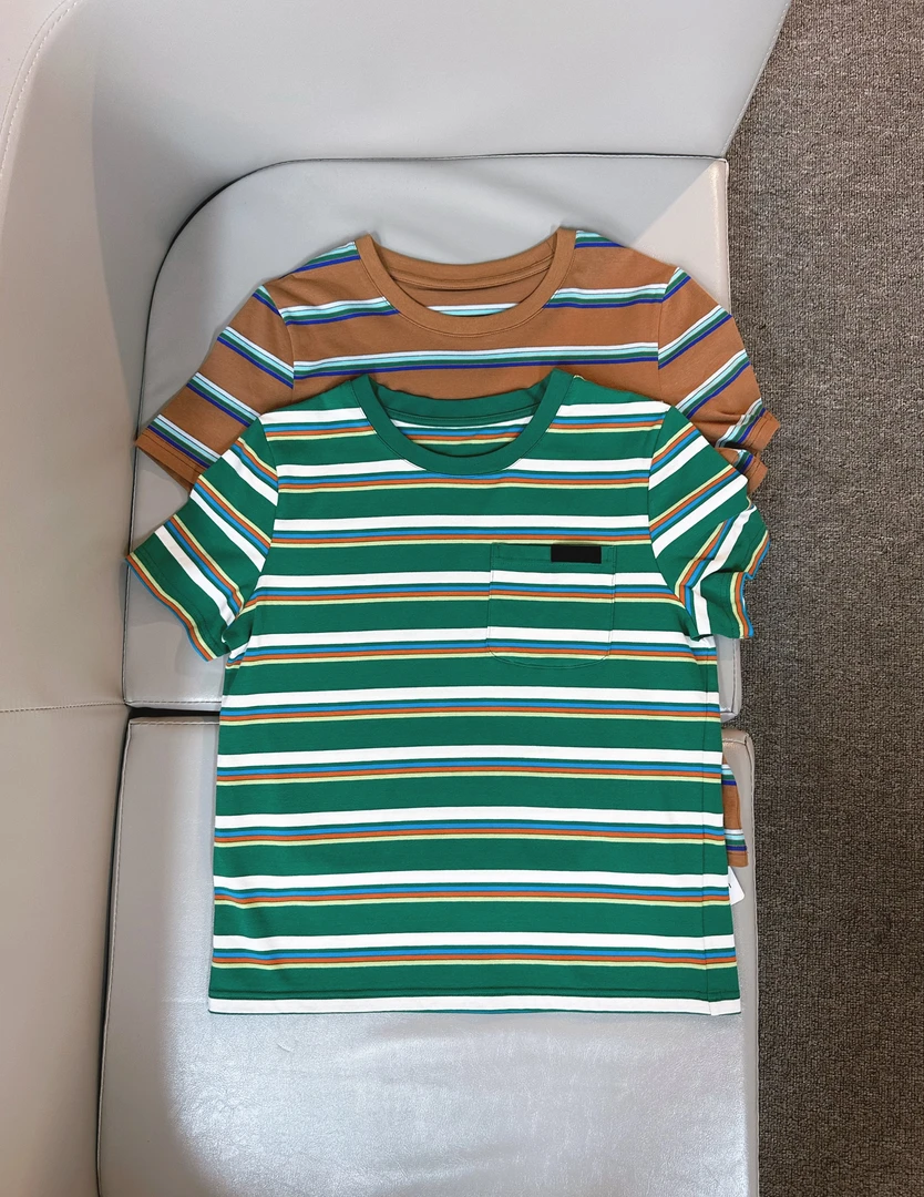 YIYI Studios【条纹MU】2025新品 简约百搭基础款T恤