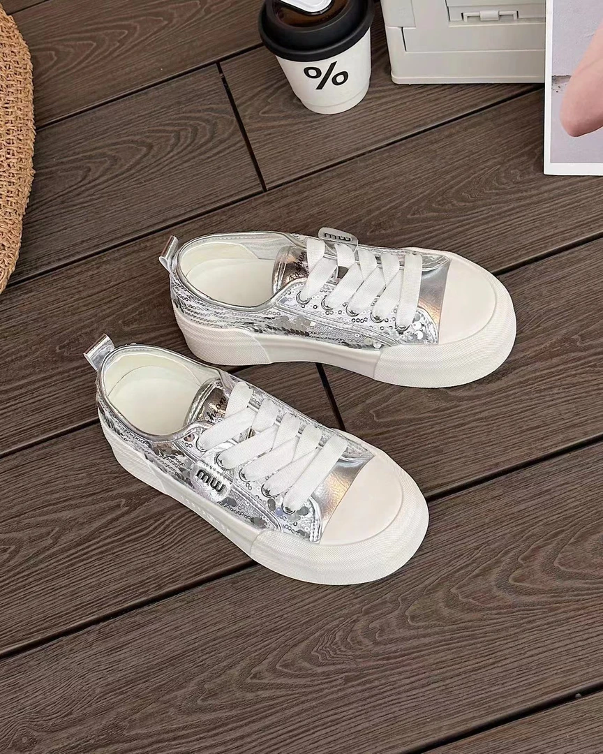 【公主屋】真皮高端亮片休闲鞋26618