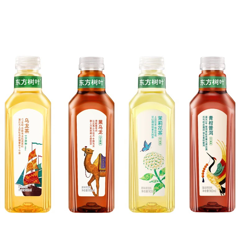 农夫山泉东方树叶茉莉花茶/青柑/乌龙/黑乌龙900ml*12瓶【整箱装】
