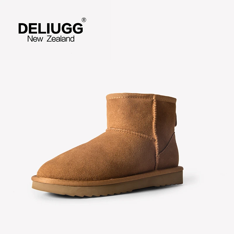 DELIUGG2023经典防水款平底雪地靴70102