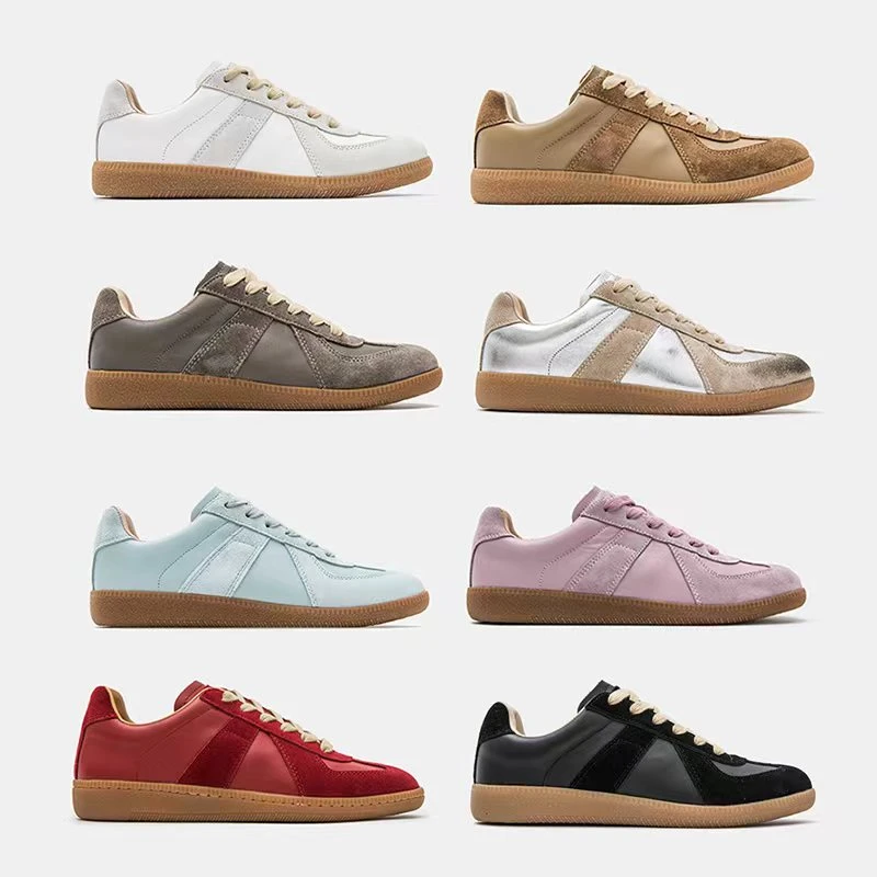 【湾区老田】德训鞋学生圆头休闲鞋运动鞋夏季韩版拼色百搭女款鞋