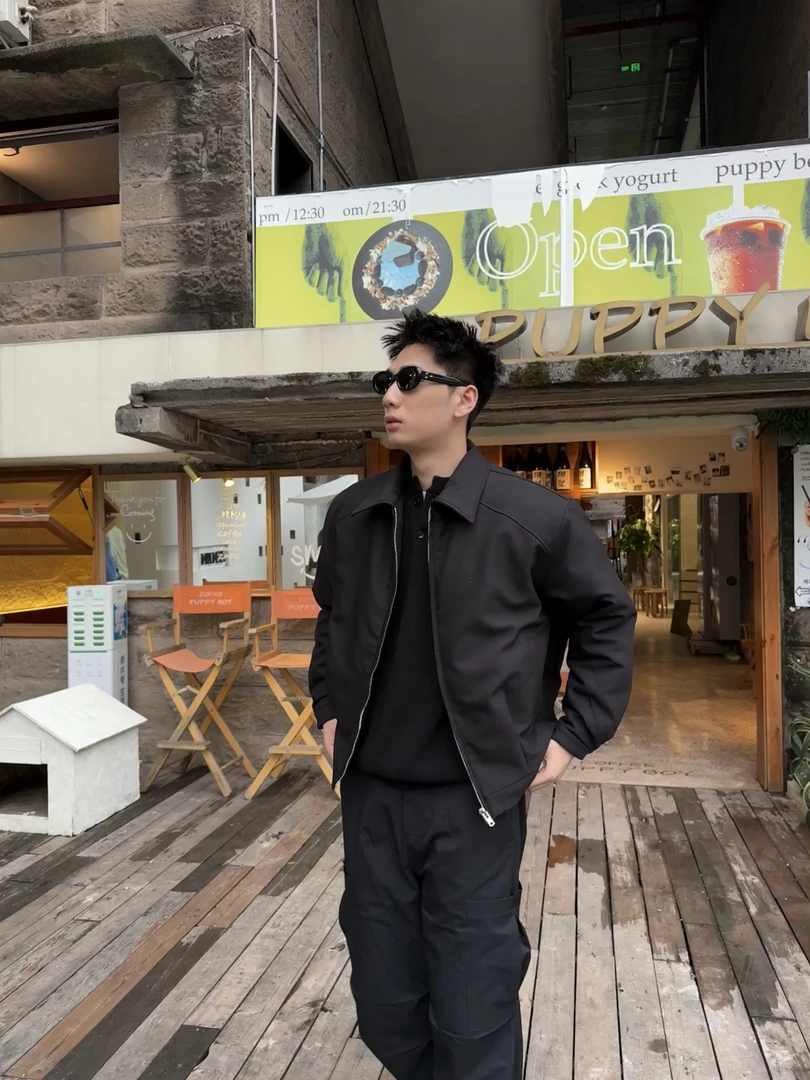 ZPAG美式复古西装夹克cleanfit外套男秋冬新款高级感休闲翻领上衣