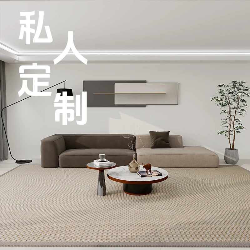 私人定制轻奢地毯床边毯茶几垫地毯茶几垫地毯家用阳台纯色大面积